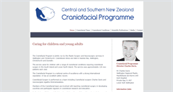 Desktop Screenshot of craniofacialsurgery.co.nz